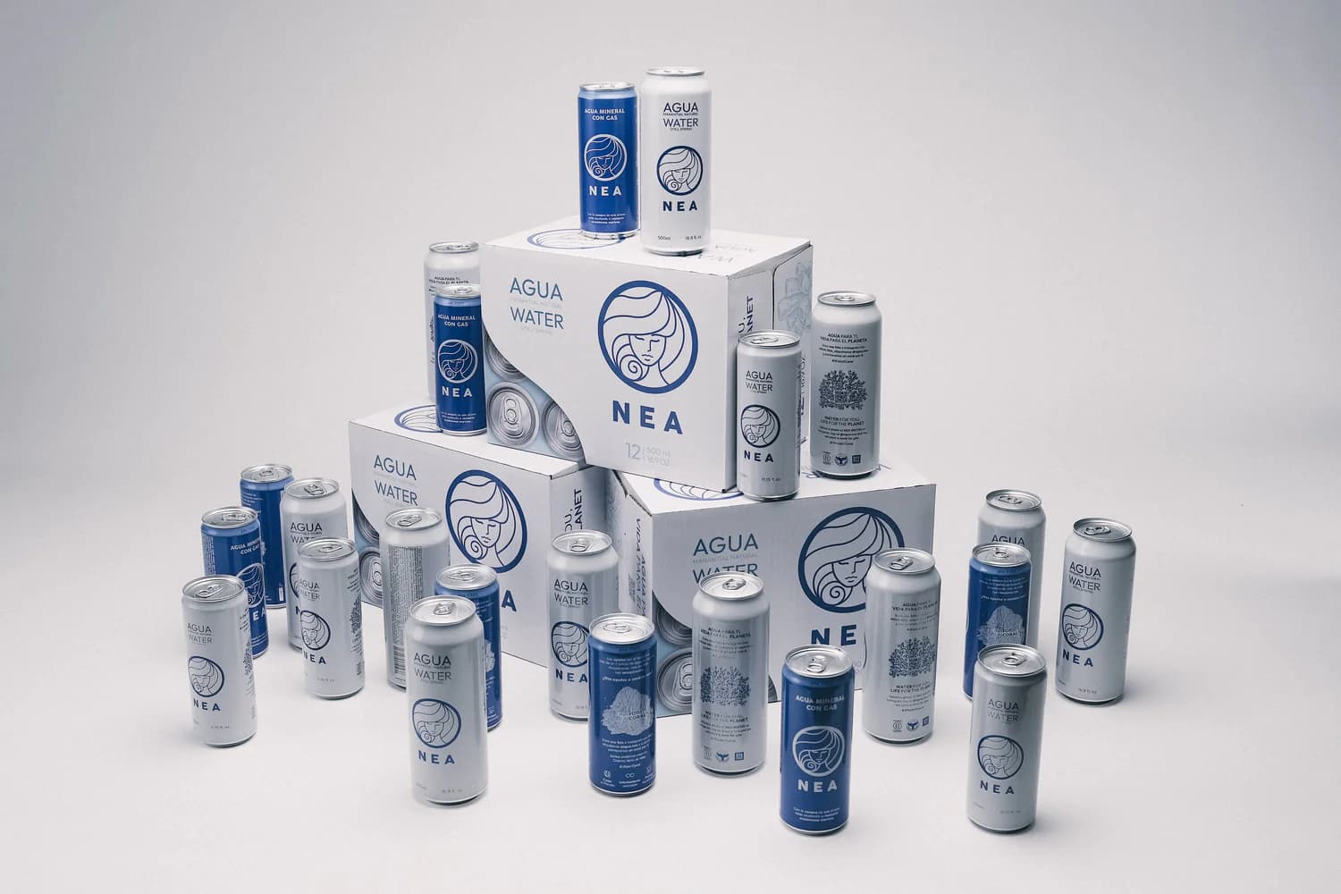 NEA Water bietet reines Quellwasser in nachhaltigem Dosen Wasser
