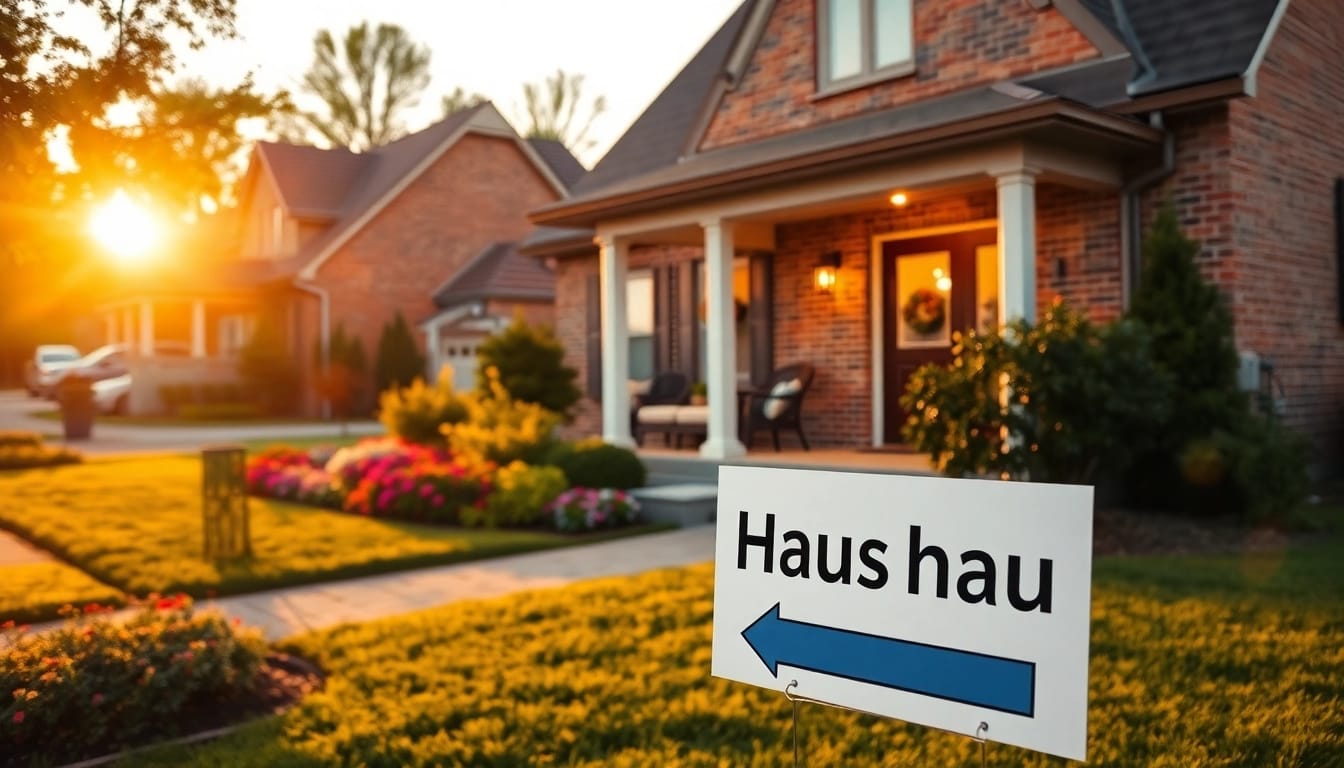 Discover your perfect home with this stunning Hauskauf opportunity featuring a welcoming porch and colorful gardens.