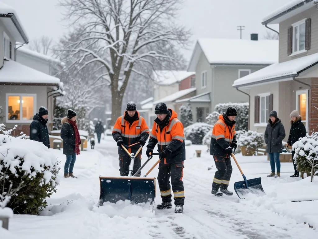 Professioneller Schneeräumdienst in Münster räumt verschneite Wege und sorgt für sicheren Zugang.