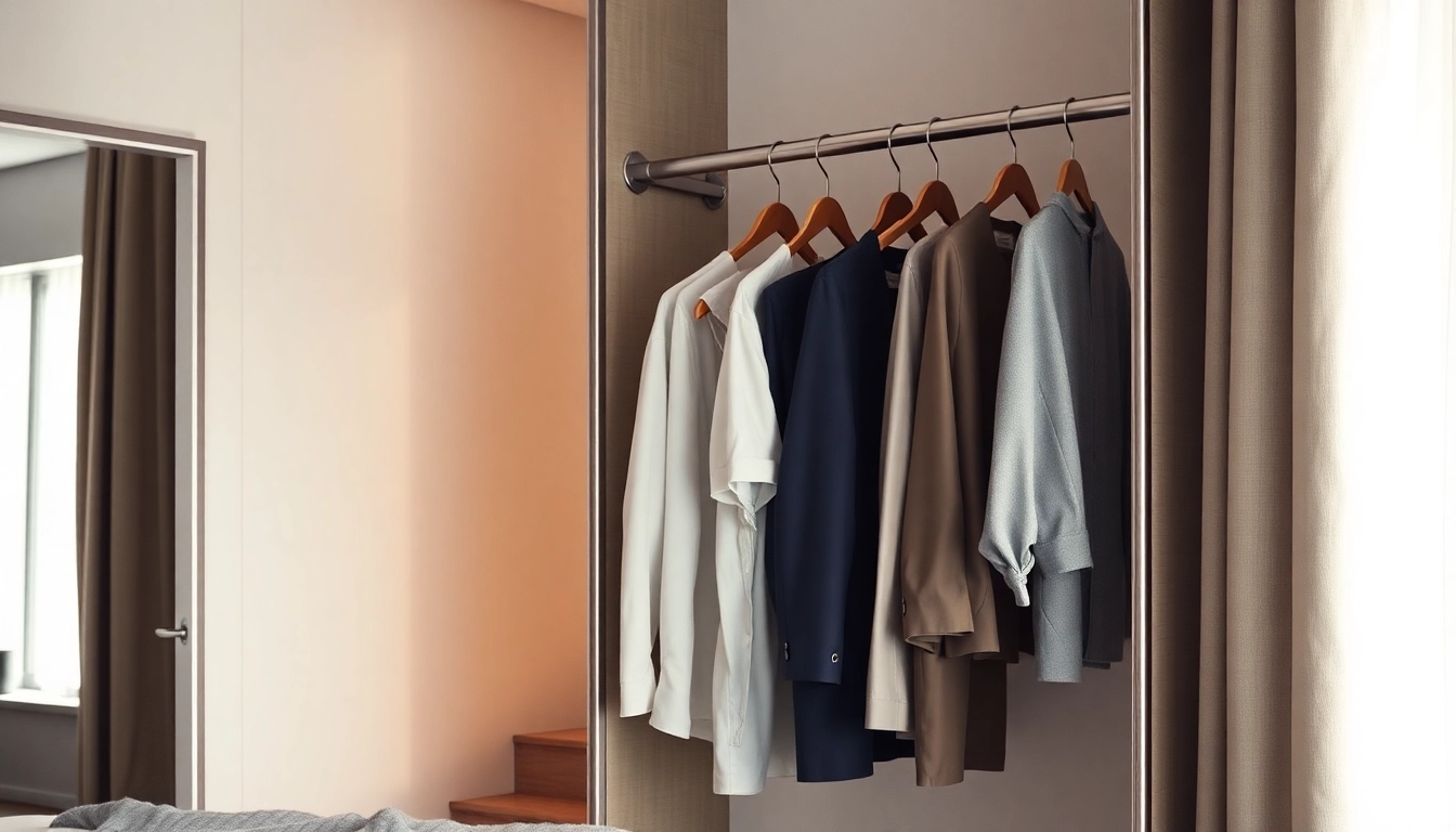 Kleiderbügel Metall, stilvoll präsentieren und ordentlich aufhängen, ideal für eine moderne Garderobe.