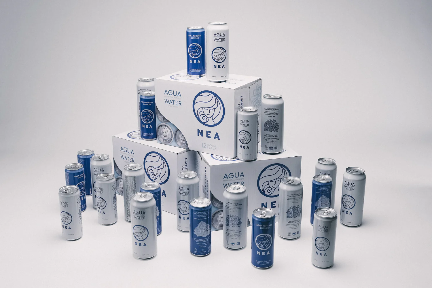 NEA Water bietet reines Quellwasser in nachhaltigem Dosen Wasser