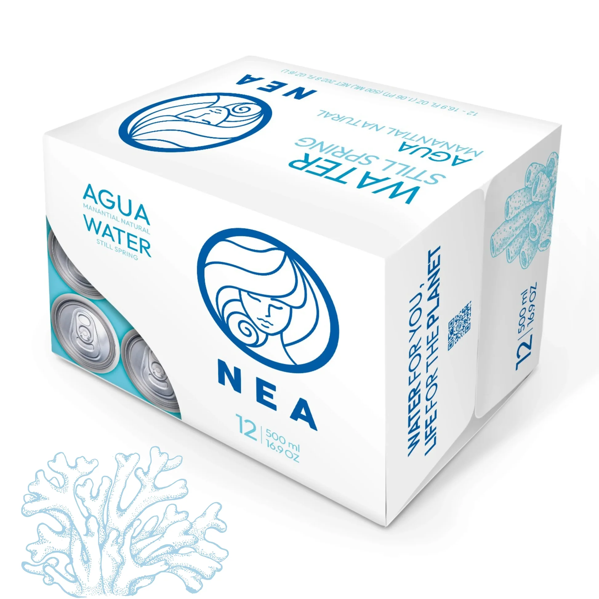 NEA Water bietet reines Quellwasser in nachhaltigem Dosen Wasser