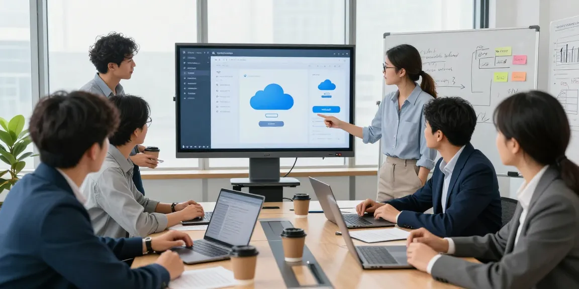 团队在会议室讨论WPS Office的协作功能与应用