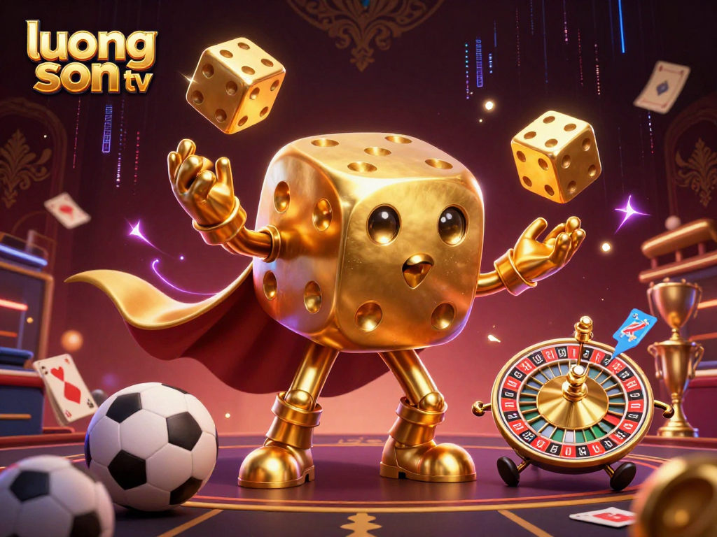 View the exciting luong son tv sports betting action with vibrant 3D characters and game elements.