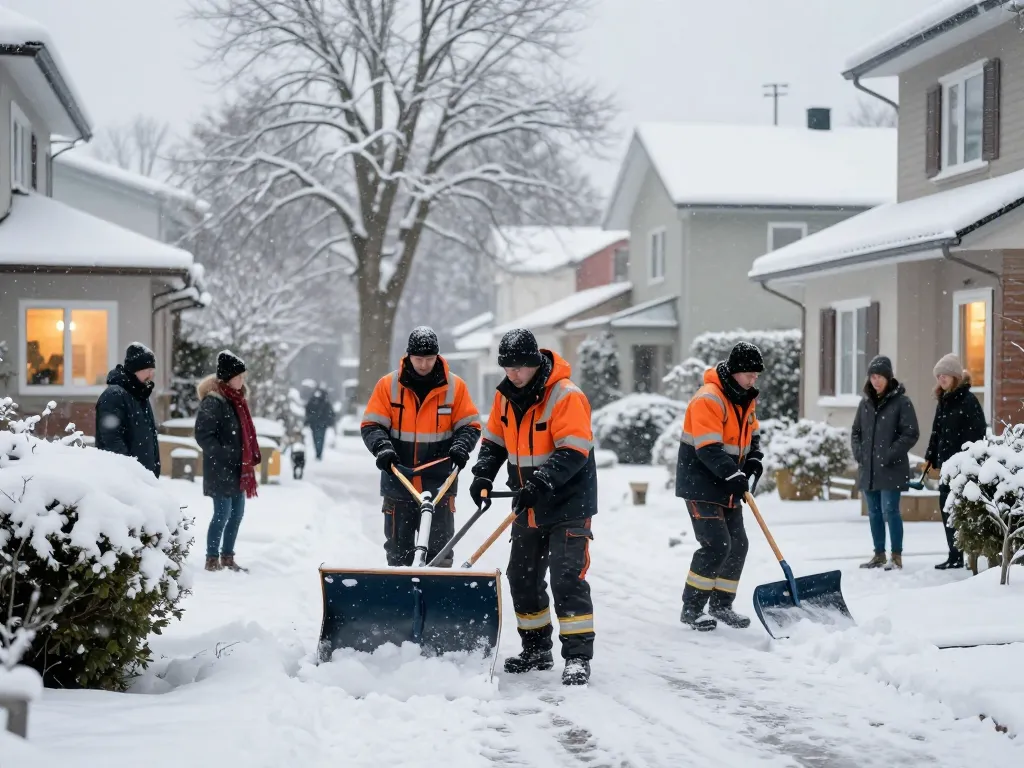 Professioneller Schneeräumdienst in Münster räumt verschneite Wege und sorgt für sicheren Zugang.