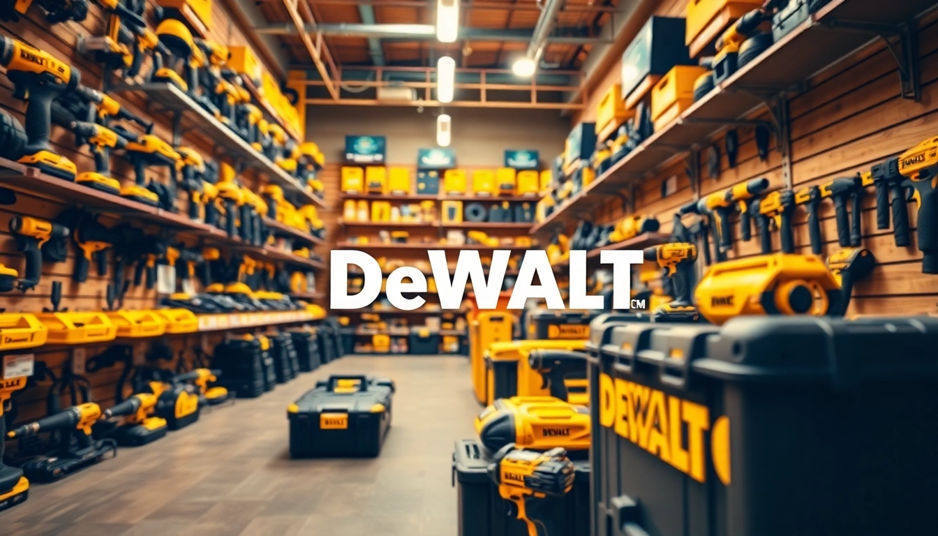 DeWalt Angebote showcasing a diverse range of tools for professional use.