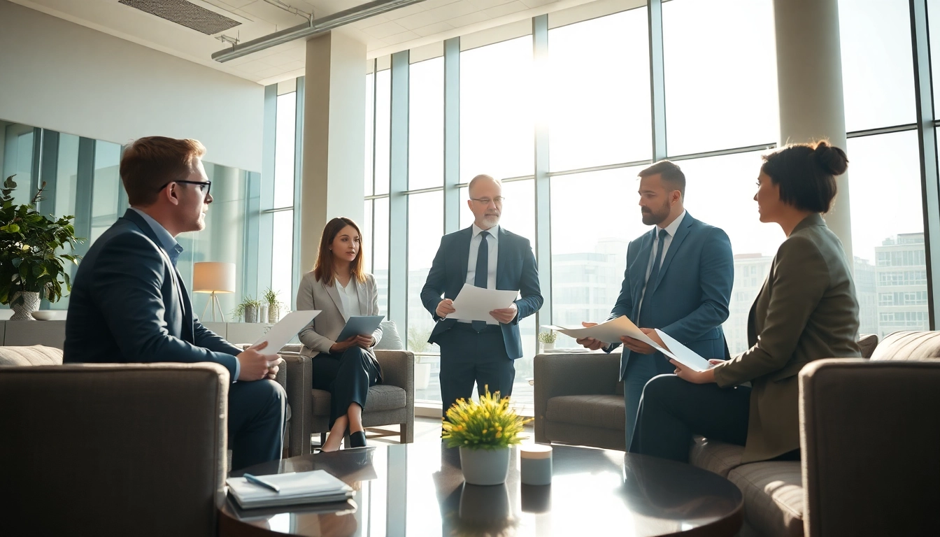 Headhunter Ingenieure collaborating in a modern office environment.