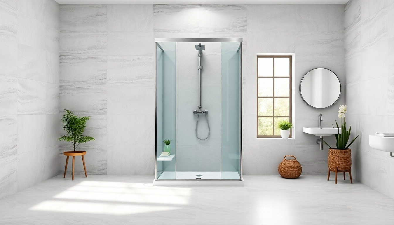 Genießen Sie stilvolle dusche 100x100 in einem modernen Badezimmer mit eleganten Details.