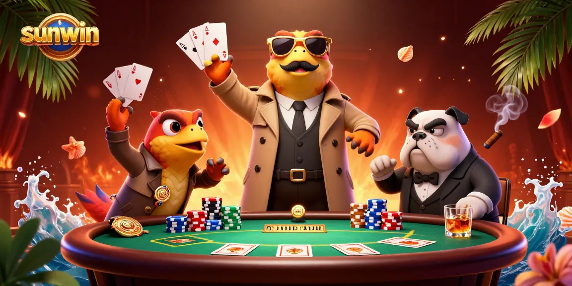 Experience the fun at sunwin with playful raptors attempting to sneak into a VIP casino.
