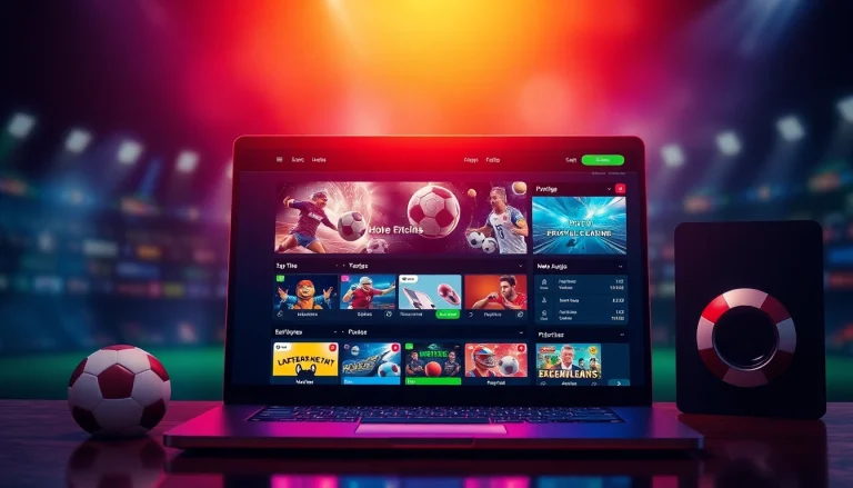 Neue Wettanbieter - Visuelle Darstellung von aufregenden Wettmöglichkeiten und ansprechendem Design.
