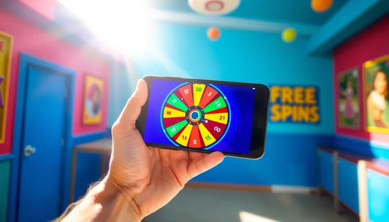 Claim Free Spins with excitement by spinning the vibrant wheel on your smartphone!