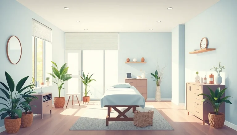 Experience Osteopathie Berlin in a calming clinic environment with soothing treatment spaces.