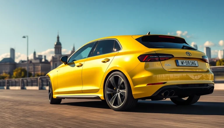 XPEL PPF München schützt das Fahrzeug mit glattem Finish inmitten der Münchener Skyline.