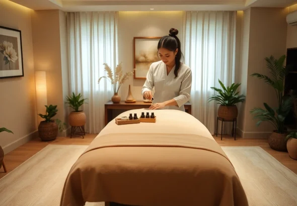전문 치료사와 함께 차분한 분위기에서 오산출장마사지의 럭셔리함과 편리함을 체험하세요.